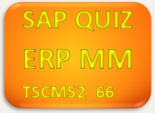 SAP Quiz ERP MM TSCM52_66