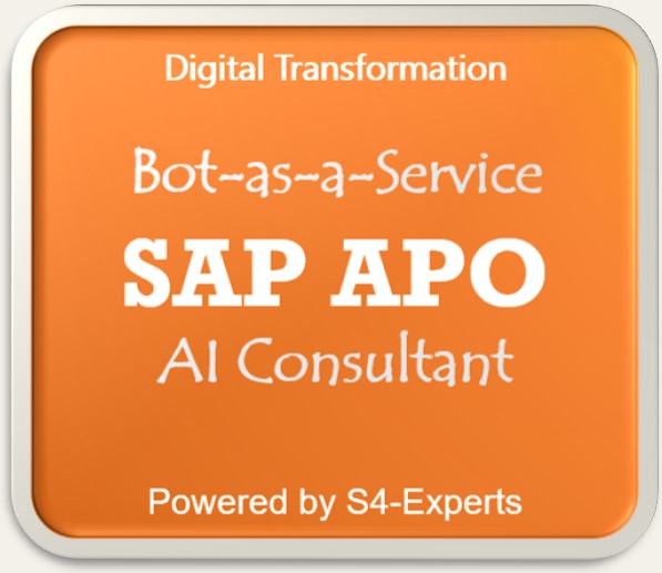 SAP APO KI AI Guide Consultant