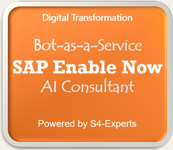 SAP Enable Now KI AI Guide Consultant